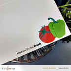 Altenew Rooting for You Clear Stamps alt11388 inside of card