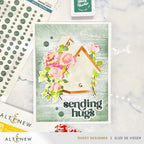 Altenew Rose Garden Birdhouse 3D Embossing Folder alt10243 sending hugs