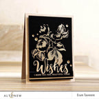 Altenew Rose Gold Crisp Embossing Powder alt1970 wishes