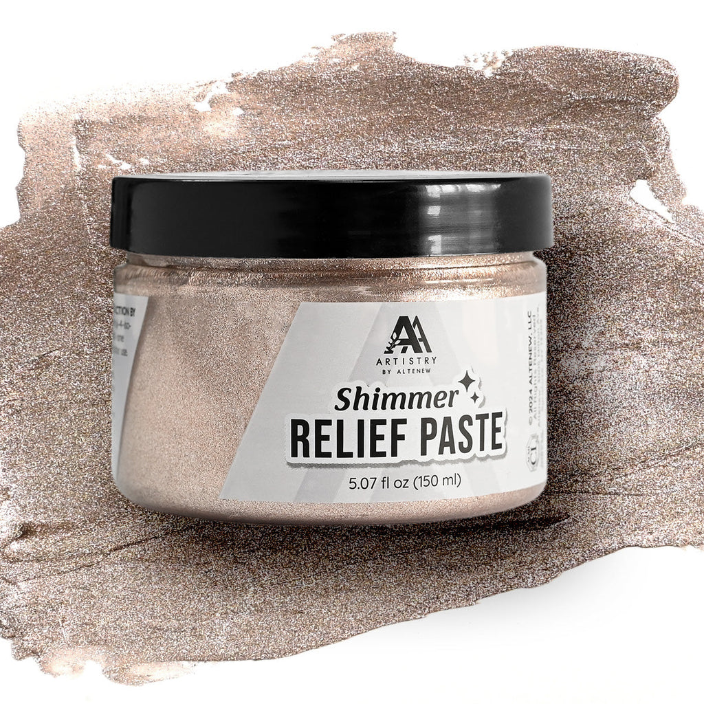 Altenew Rose Gold Shimmer Relief Paste alt8498