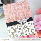 Altenew Rose Gold Shimmer Relief Paste alt8498 embossed
