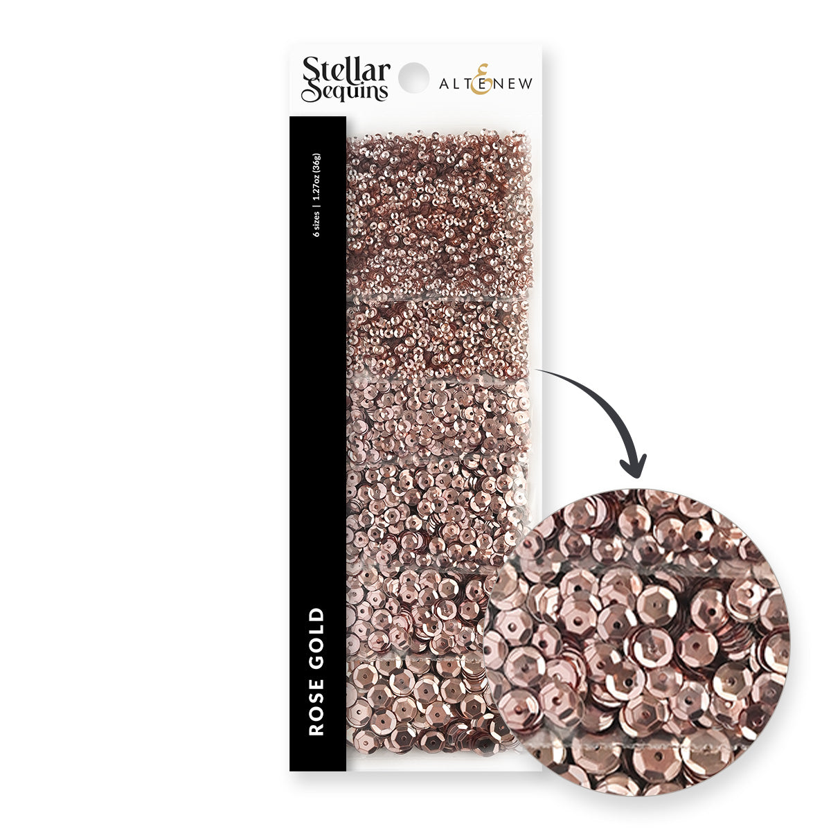 Altenew Rose Gold Stellar Sequins alt10624
