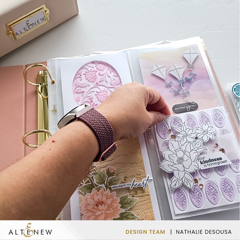 Altenew Rouge 9 x 12 Three-Ring Album alt11587 product image 2