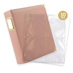 Altenew Rouge 9 x 12 Three-Ring Album and A2 Card Dual-Sided Pocket Page Set
