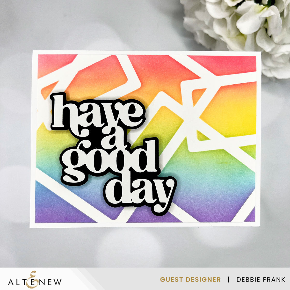 Altenew Rounded Rectangles Masks Stencils alt10807 rainbow