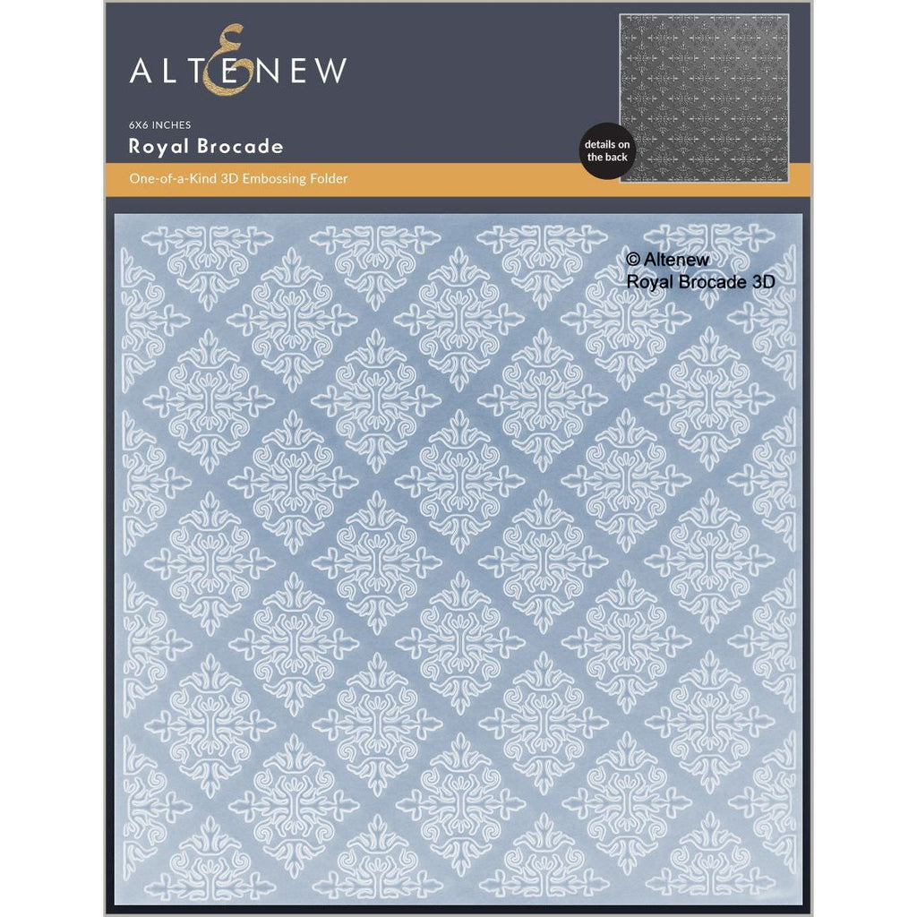 Altenew Royal Brocade 3D Embossing Folder alt10710