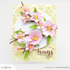 Altenew Royal Brocade 3D Embossing Folder alt10710 hugs