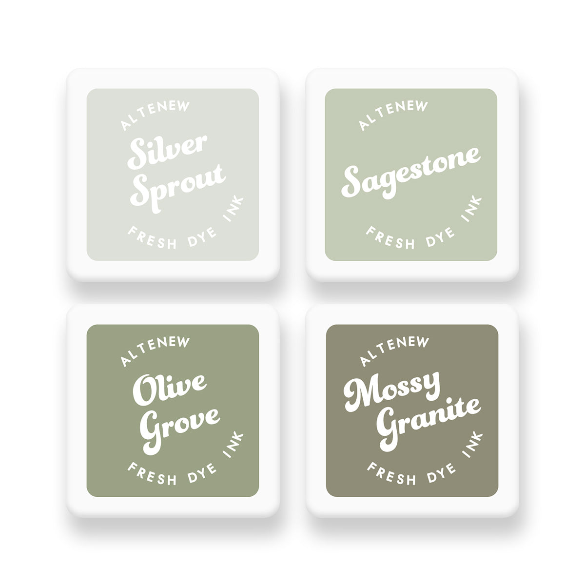 Altenew Sage Garden Fresh Dye Ink Mini Cube Set alt11092
