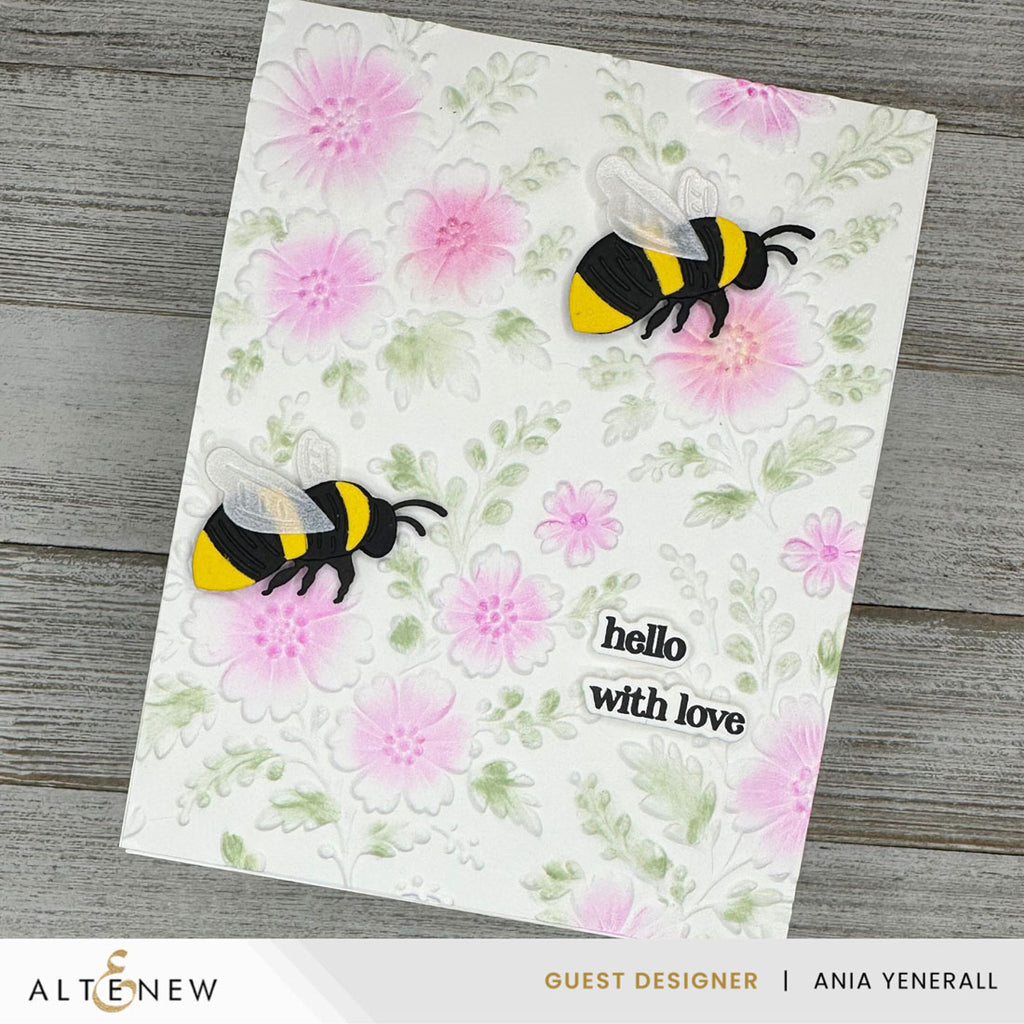 Altenew Sage Garden Fresh Dye Ink Pad Set bees