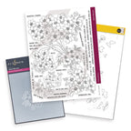 Altenew Sakura Blossoms Clear Stamp Embossing Folder and Stencil Set