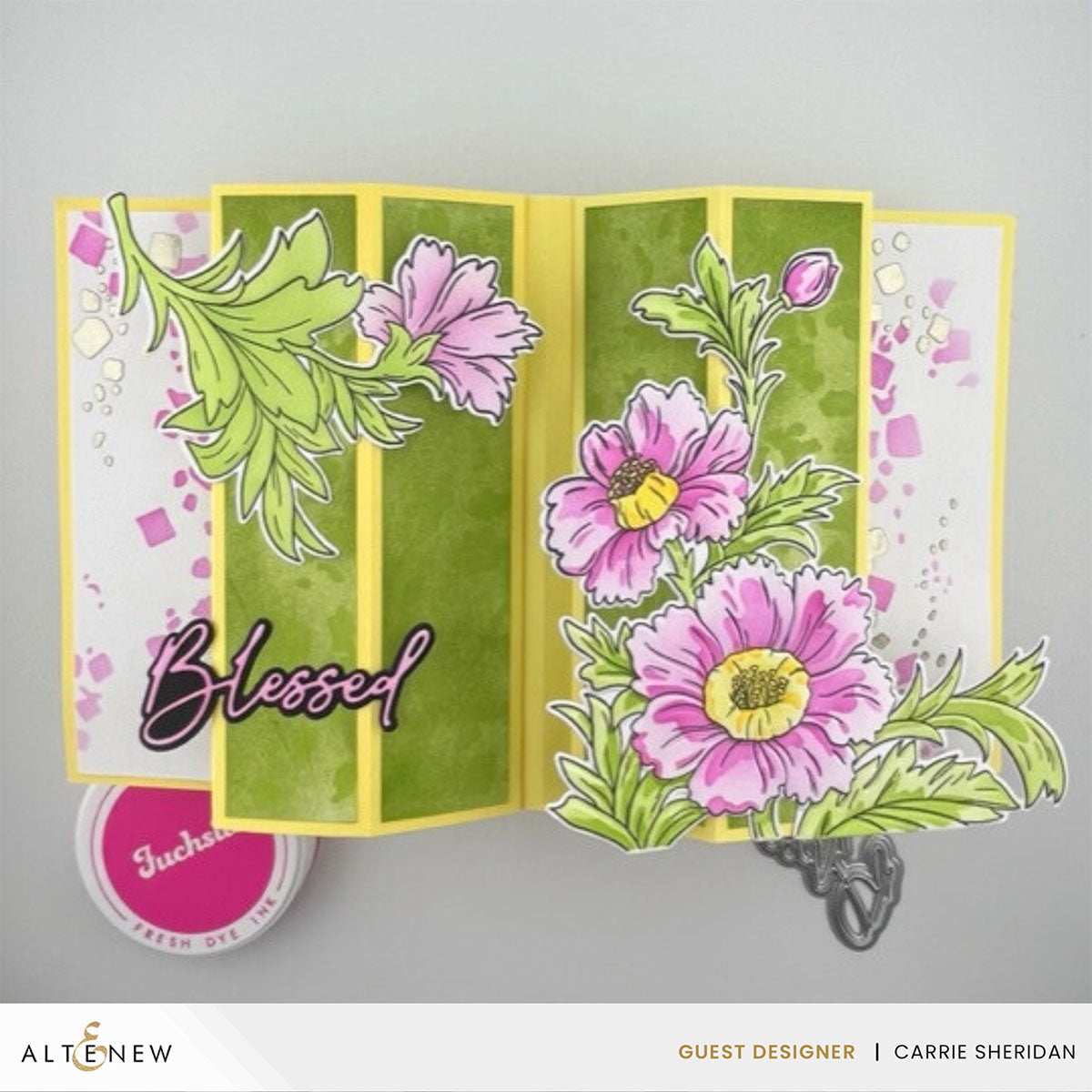 Altenew Scattered Tiles Builder Stencils alt10593 blessed