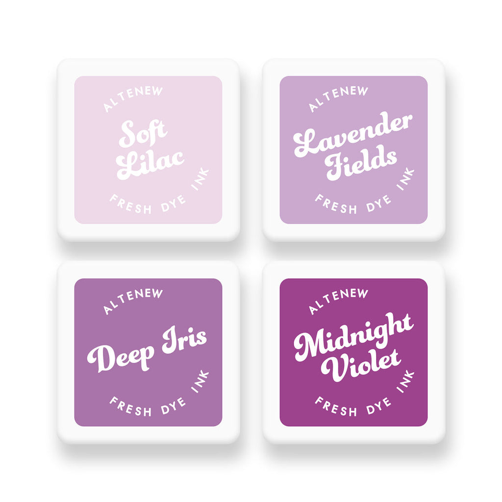 Altenew Shades of Purple Fresh Dye Ink Mini Cubes alt8539