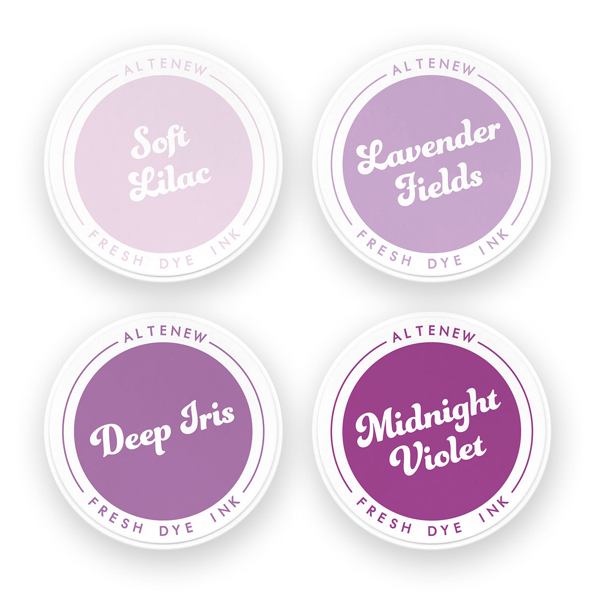 Altenew Shades of Purple Fresh Dye Ink Pad Set
