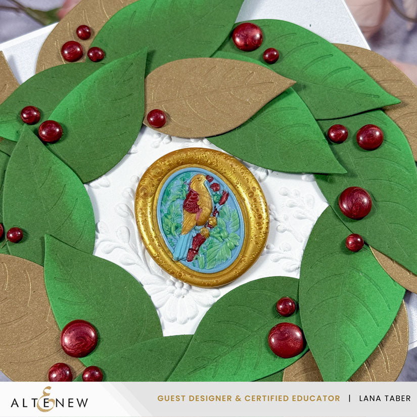 Altenew Shimmer Gold Wax Beads alt10534 bird
