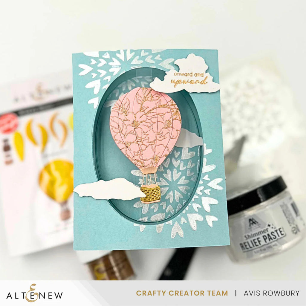 Altenew Shimmer Relief Paste Bundle air balloon