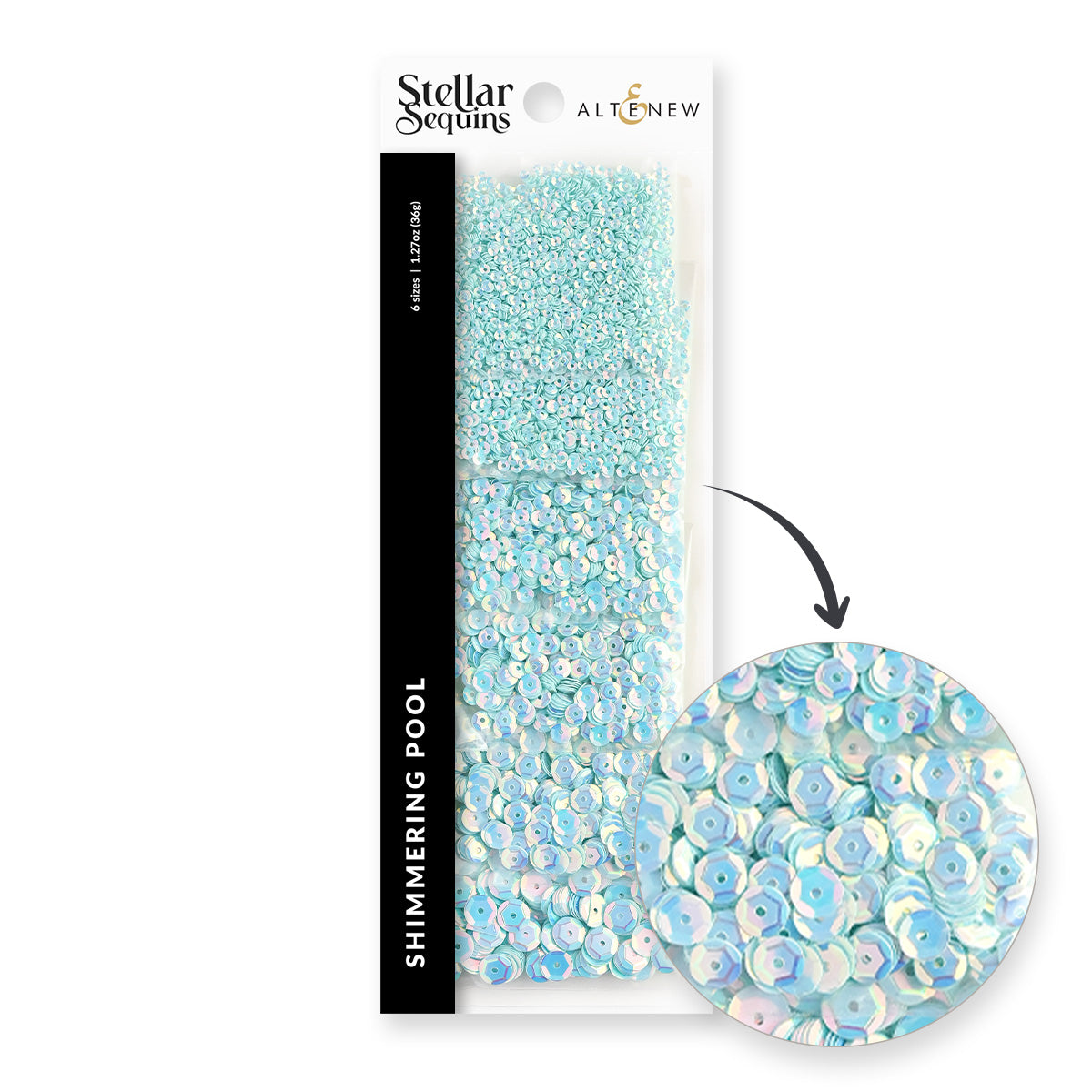 Altenew Shimmering Pool Stellar Sequins alt10628