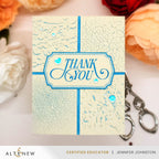 Altenew Shimmering Pool Stellar Sequins alt10628 thank you