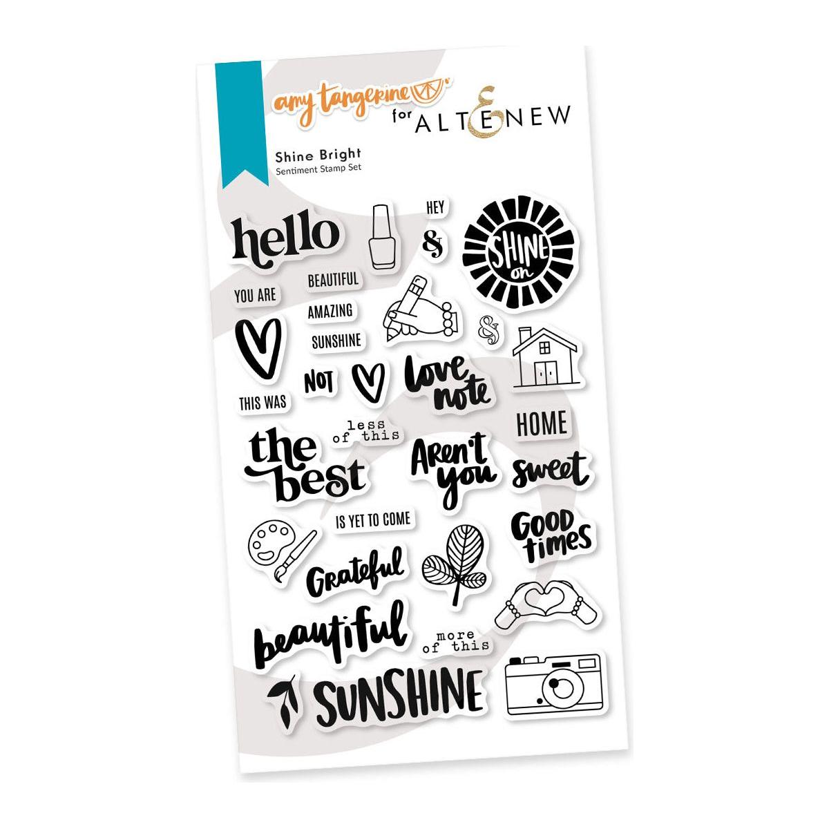 Altenew Shine Bright Clear Stamps alt7893