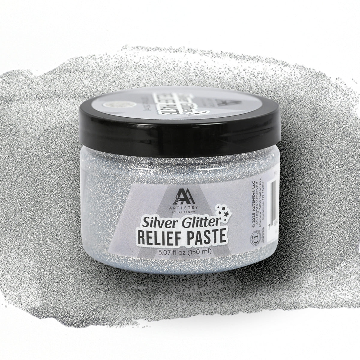 Altenew Silver Glitter Relief Paste alt10679