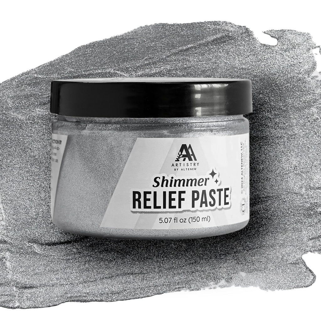 Altenew Silver Shimmer Relief Paste alt8644