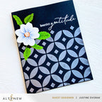 Altenew Silver Shimmer Relief Paste alt8644 flower