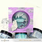 Altenew Silver Shimmer Relief Paste alt8644 hugs