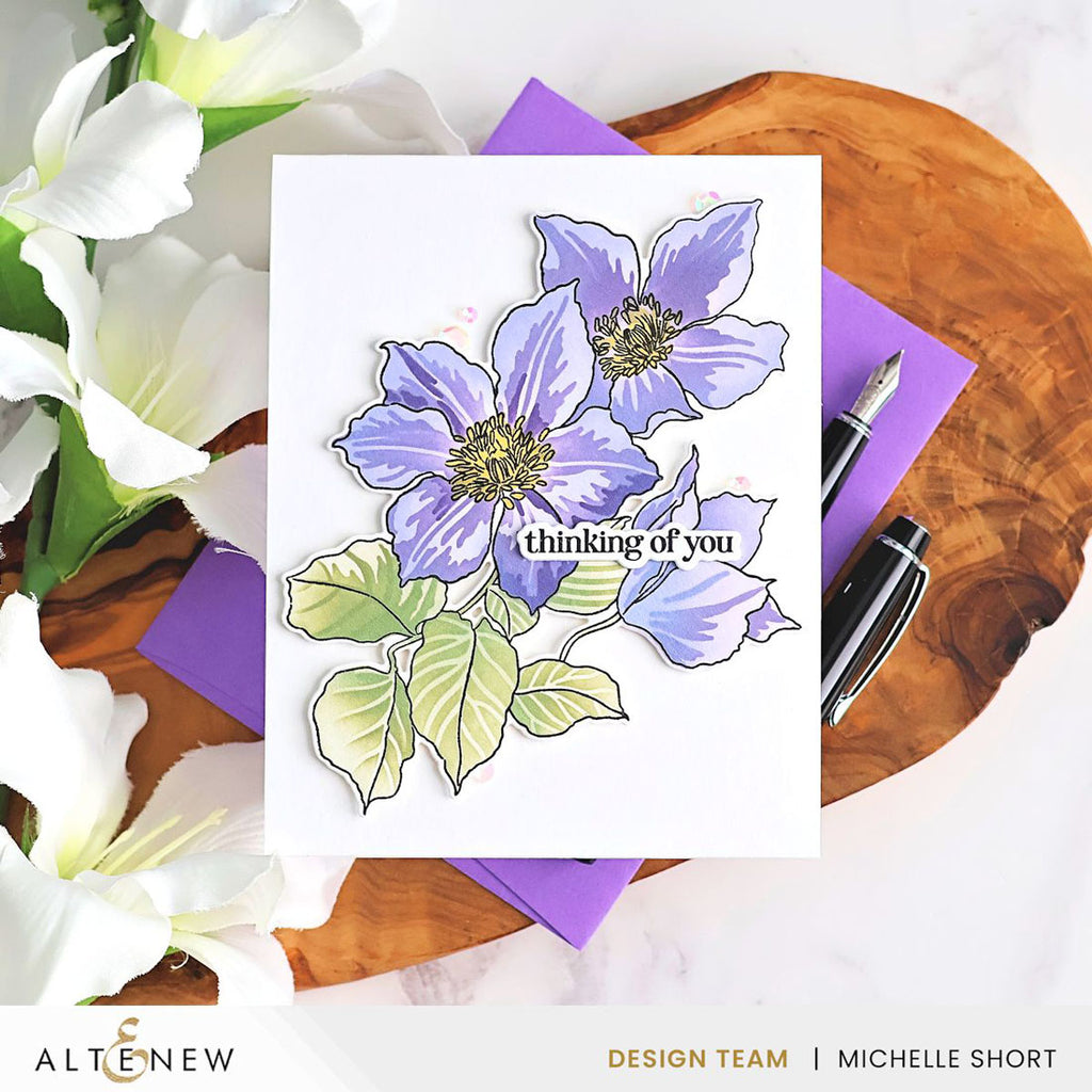 Altenew Silver Sprout Fresh Dye Ink Pad alt11090 purple