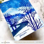 Altenew Sleigh Ride Greetings Clear Stamps alt10922 trees