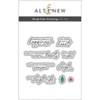 Altenew Sleigh Ride Greetings Dies alt10923
