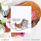 Altenew Sleigh Ride Greetings Dies alt10923 flowers
