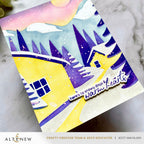 Altenew Sleigh Ride Greetings Dies alt10923 yellow
