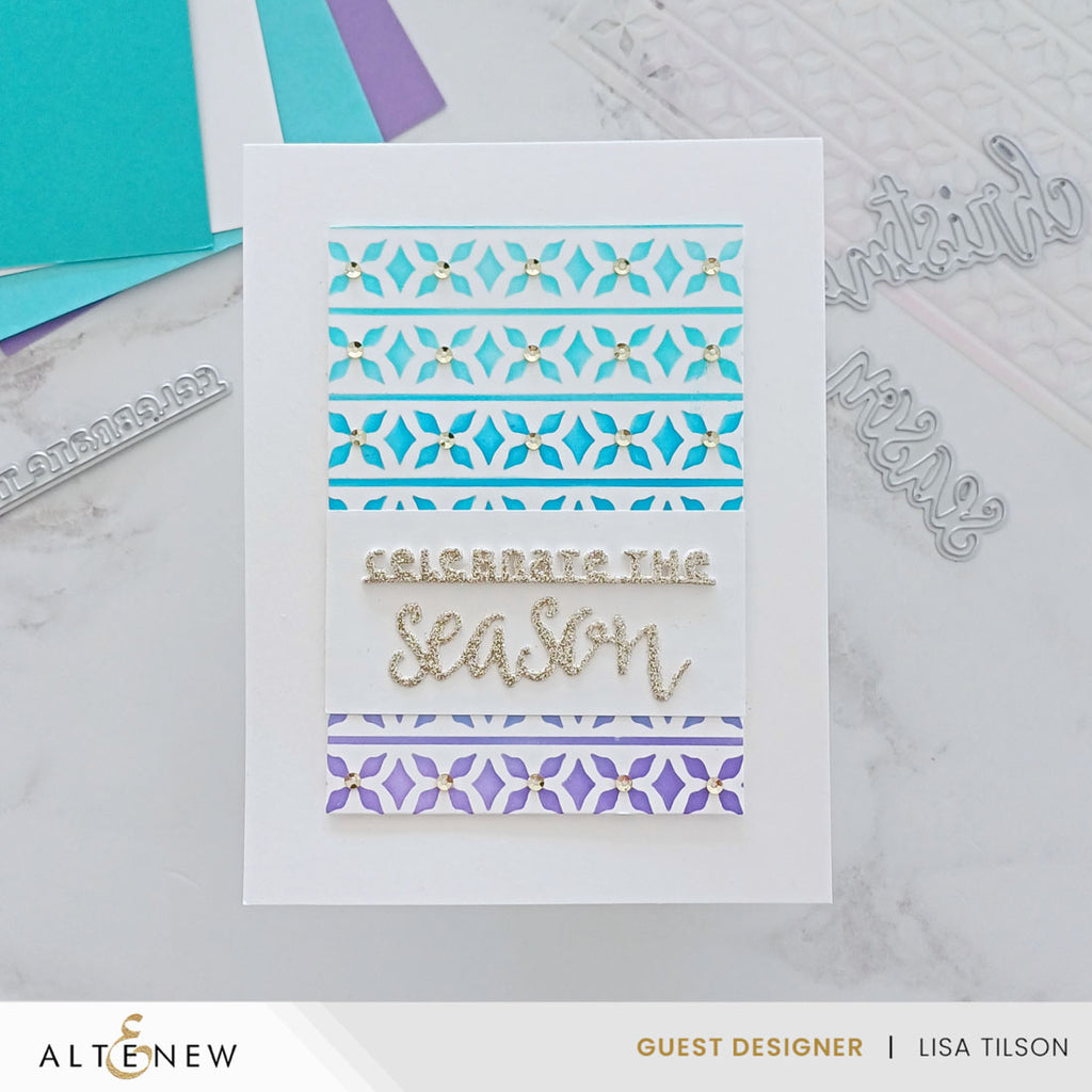 Altenew Smoky Quartz Glitter Cardstock Pack alt10760 celebrate