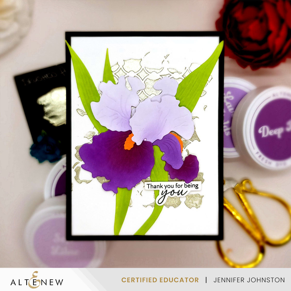 Altenew Soft Lilac Fresh Dye Ink Pad alt8535 iris