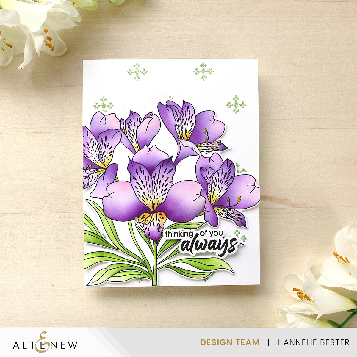 Altenew Soft Lilac Fresh Dye Ink Pad alt8535 thinking of you
