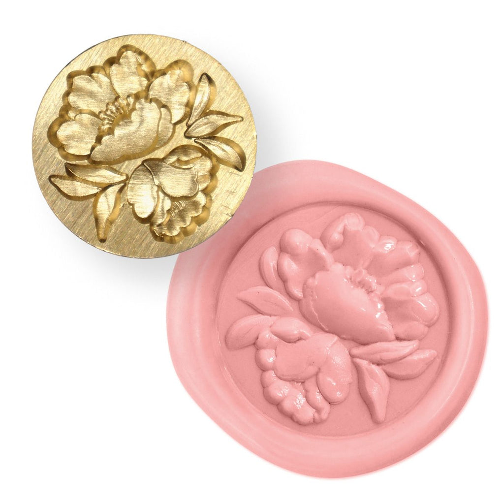 Altenew Soft Peonies Wax Seal Stamp and Wax Stamp Handle Set product image 1