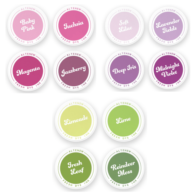 Altenew Spectacular Spectrum Fresh Dye Ink Pad Ink Bundle