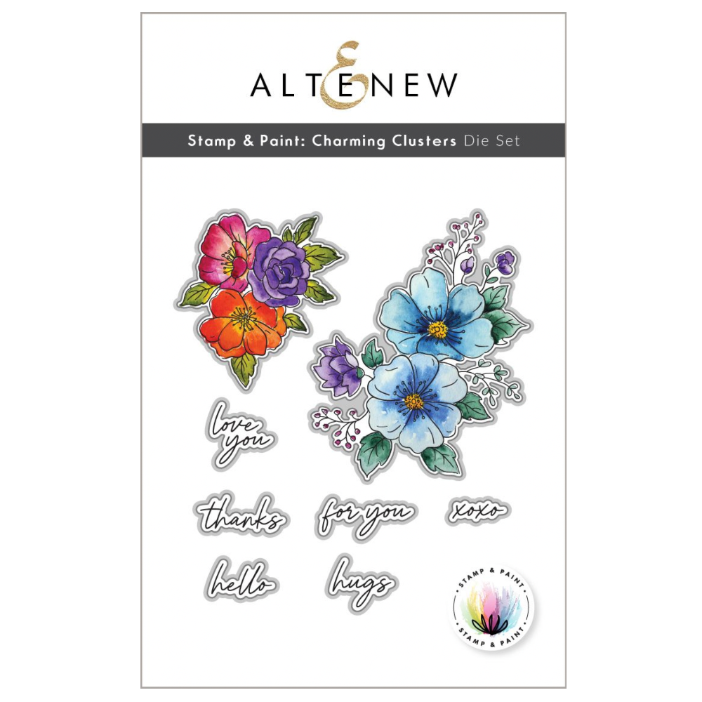 Altenew Stamp and Paint Charming Clusters Dies alt11077