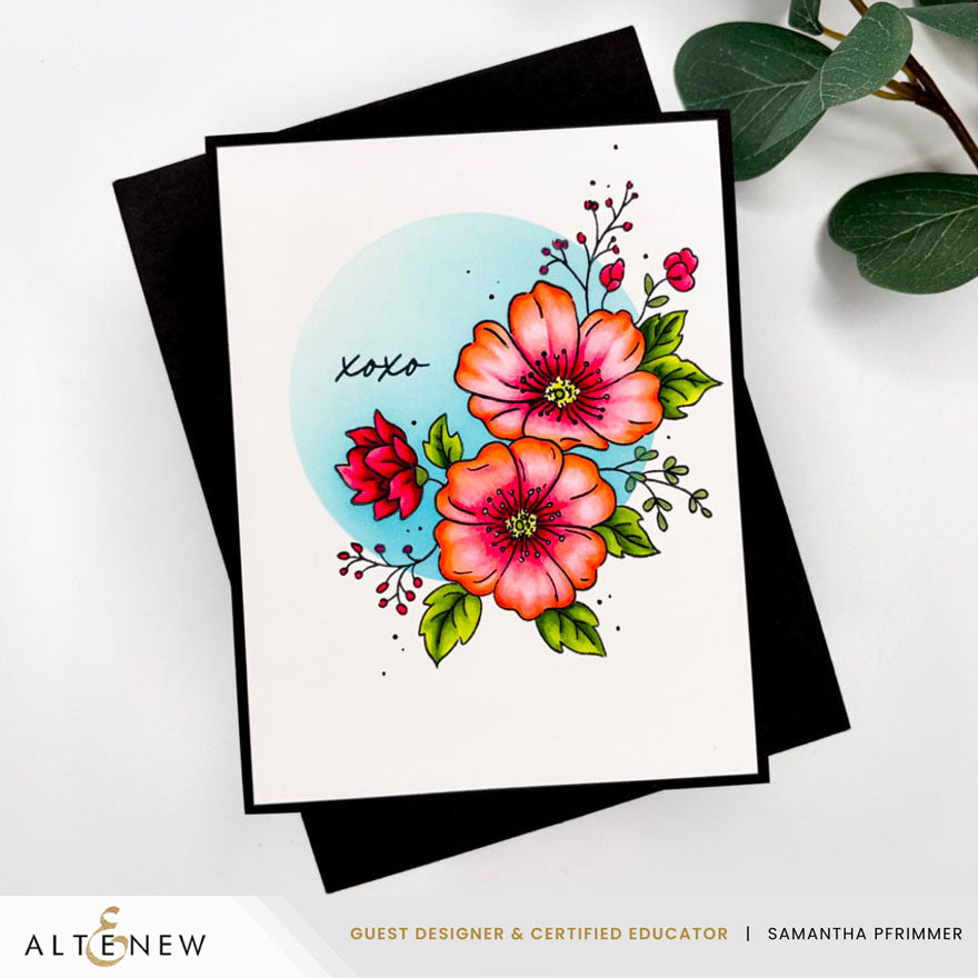 Altenew Stamp and Paint Charming Clusters Dies alt11077 flowers