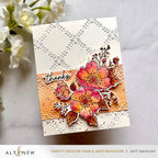 Altenew Stamp and Paint Charming Clusters Dies alt11077 thank you