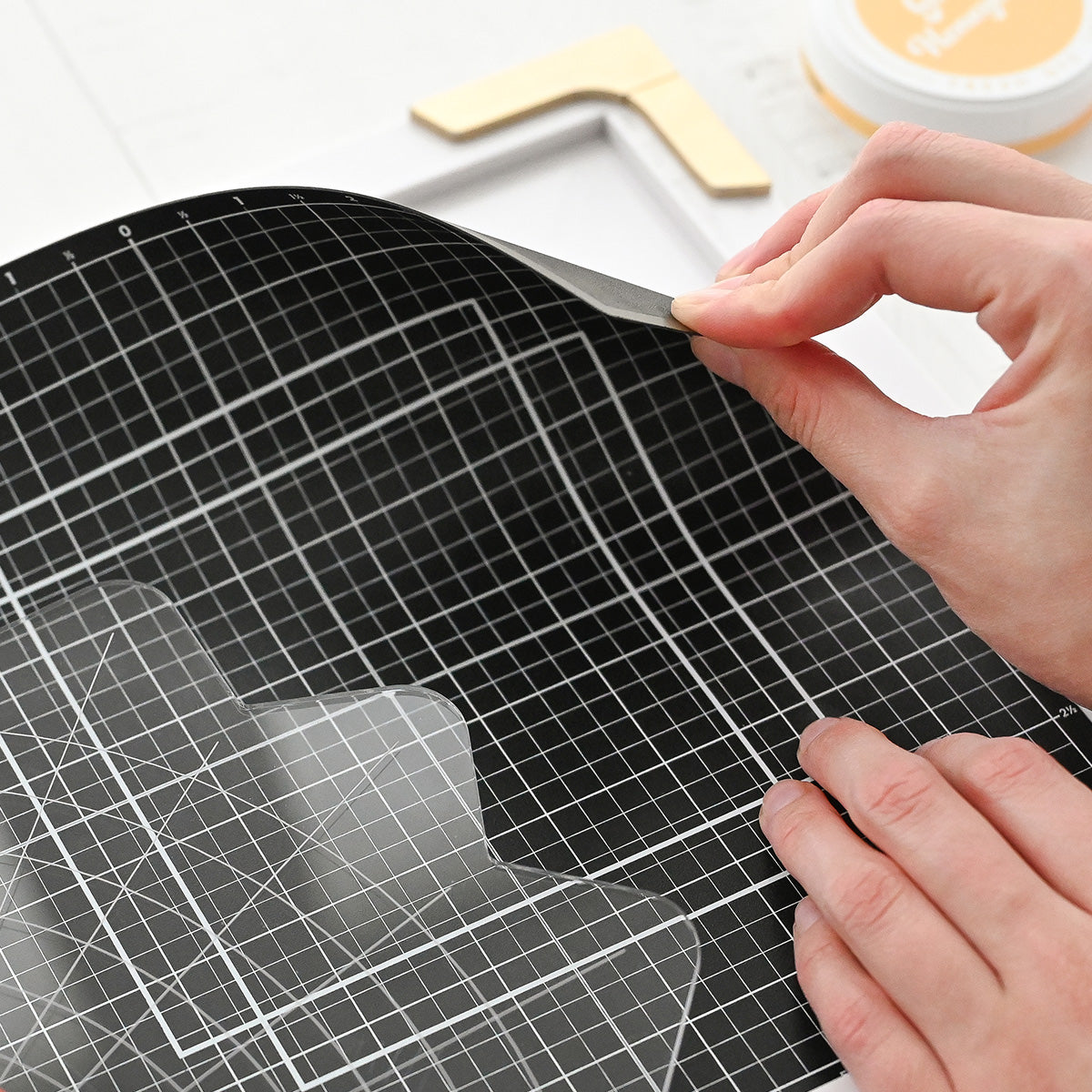 Altenew Stampwheel 2.0 Black SlimGrip Sticky Mat alt10641 product image 1