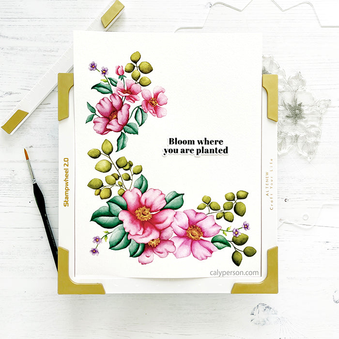 Altenew Stampwheel 2.0 alt10412bn flower | color-code:ALT01