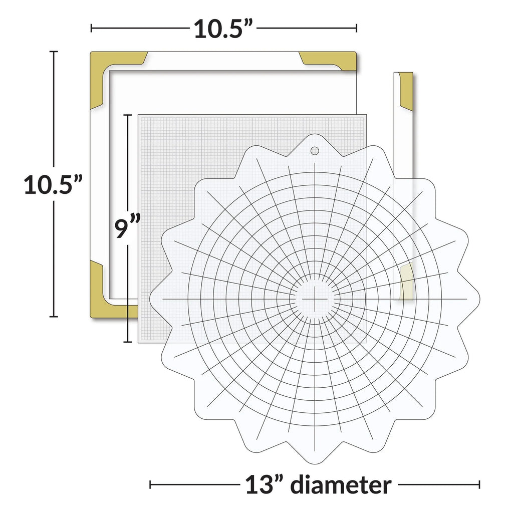 Altenew Stampwheel 2.0 alt10412bn measurements