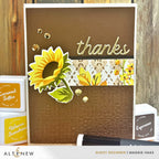 Altenew Stencil Art Botanical Argyle Add-on Dies alt11569 thanks card