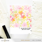 Altenew Stencil Art Ditsy Flowers Wallpaper Layering Stencils alt10830 pastels