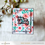 Altenew Stencil Art Ditsy Flowers Wallpaper Layering Stencils alt10830 strong