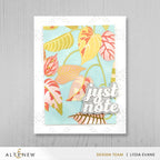 Altenew Stencil Art Flourishing Vines Layering Stencils alt11067 leaves
