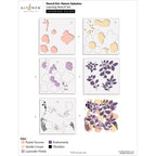 Altenew Stencil Art Nature Splashes Layering Stencils alt10576 layering guide