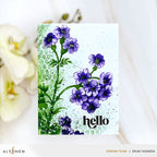 Altenew Stencil Art Painted Geraniums Layering Stencils alt10393 hello