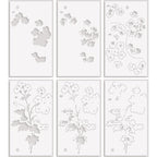Altenew Stencil Art Painted Geraniums and Add-on Die Set layering guide