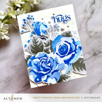 Altenew Stencil Art Romantic Roses Add-On Dies alt10662 blue
